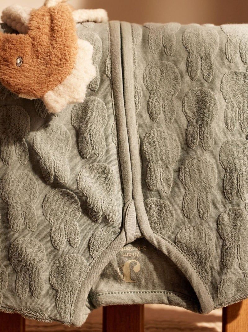 Gigoteuse été Jersey Miffy Jacquard Terry Vert - Kiabi