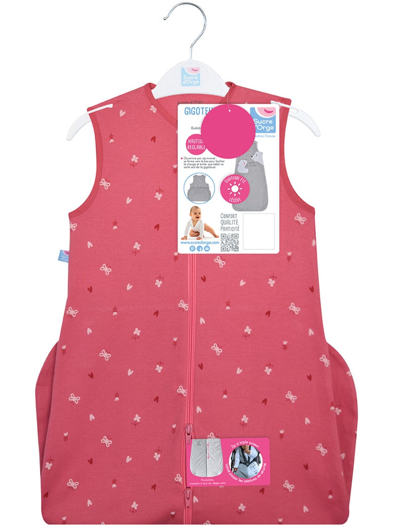 GIGOTEUSE ETE ROSILDA SANS MANCHES SECURITE AUTO Rose - Kiabi