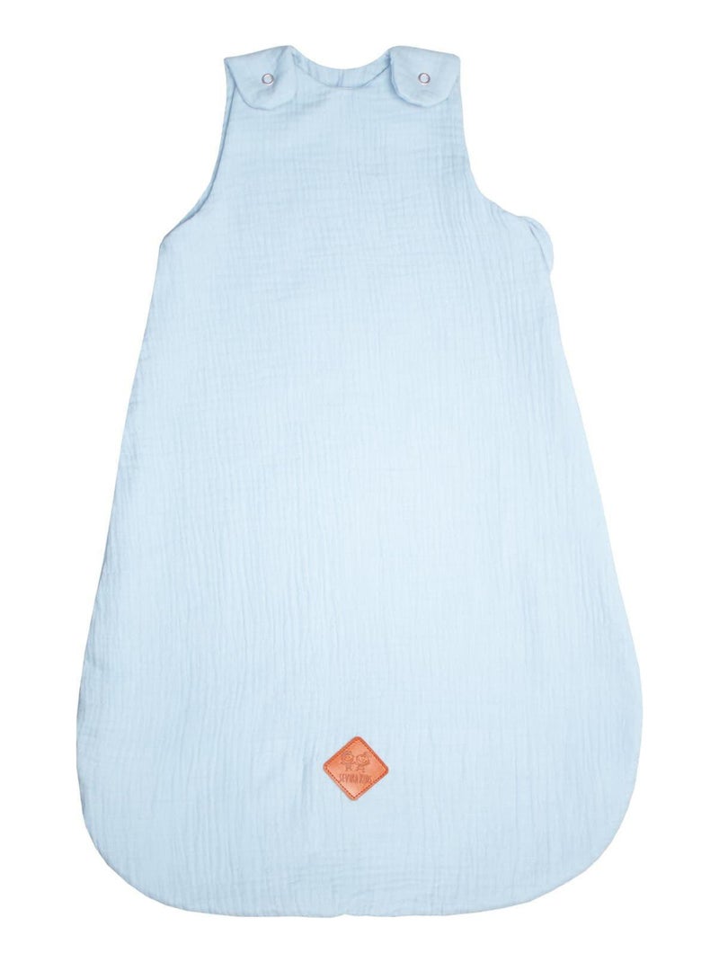 Gigoteuse été TOG 0,5 en gaze de coton, Jeanne SEVIRA KIDS Bleu ciel - Kiabi