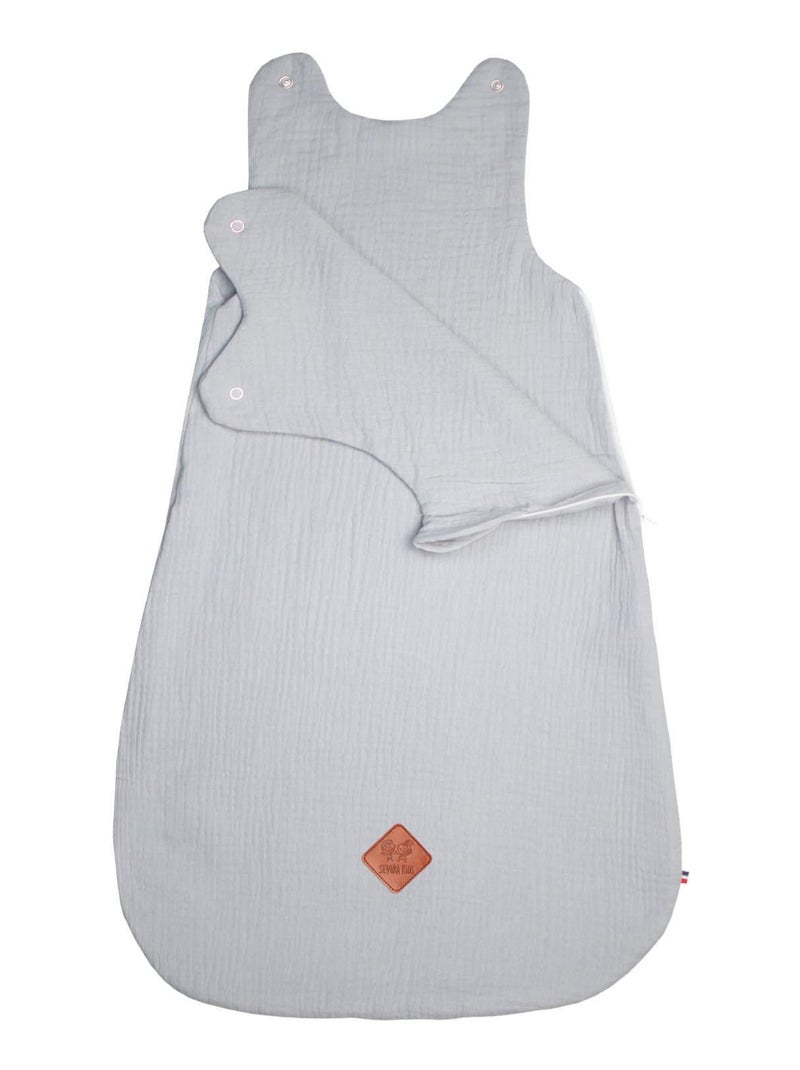 Gigoteuse été TOG 0,5 en gaze de coton, Jeanne SEVIRA KIDS Gris - Kiabi