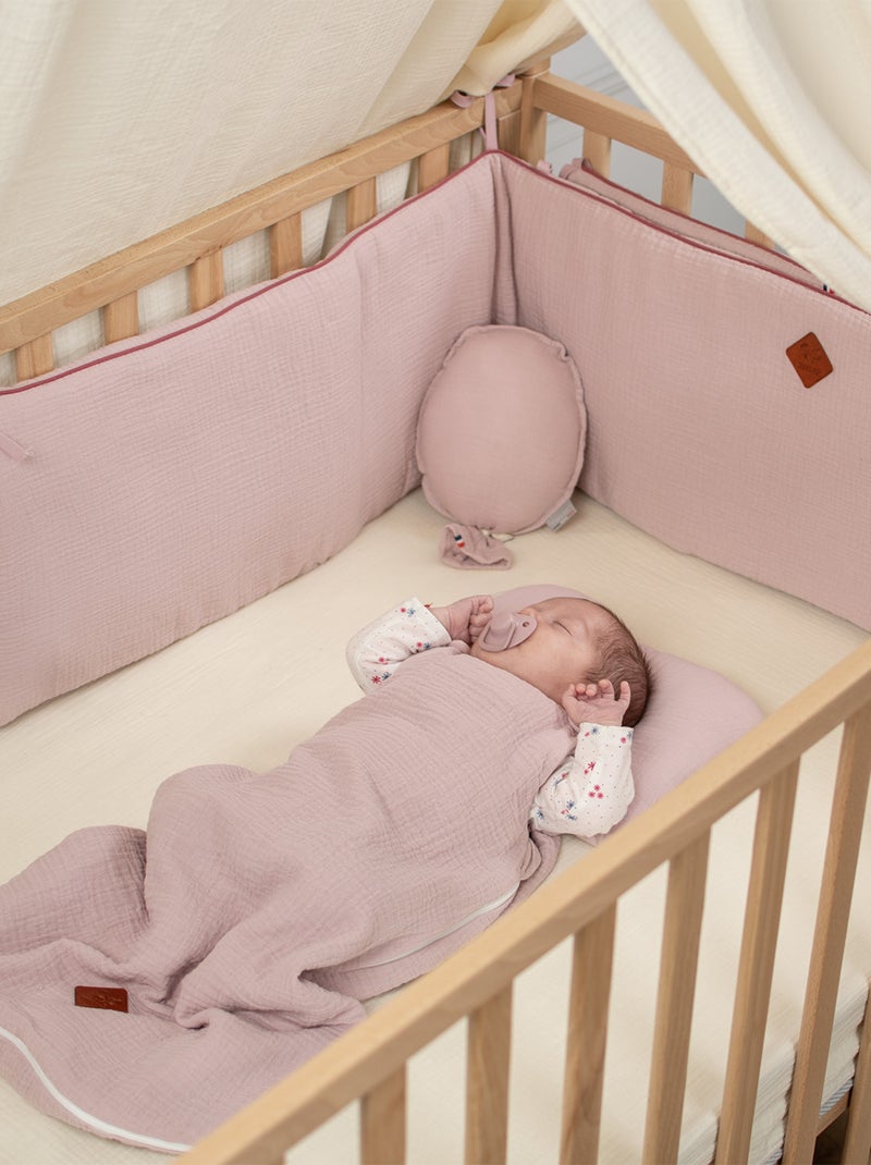 Gigoteuse été TOG 0,5 en gaze de coton, Jeanne SEVIRA KIDS Rose - Kiabi