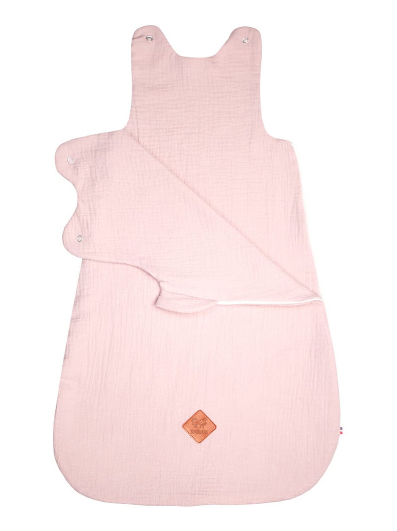 Gigoteuse été TOG 0,5 en gaze de coton, Jeanne SEVIRA KIDS Rose - Kiabi