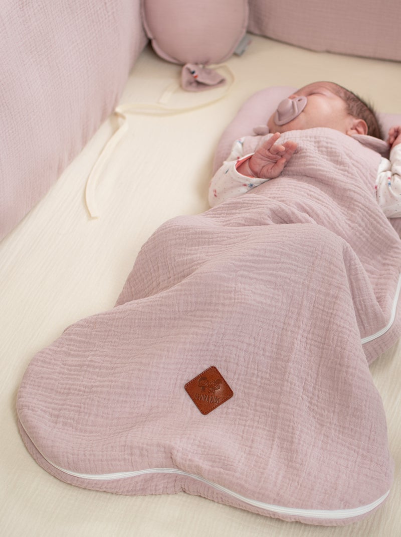 Gigoteuse été TOG 0,5 en gaze de coton, Jeanne SEVIRA KIDS Rose - Kiabi