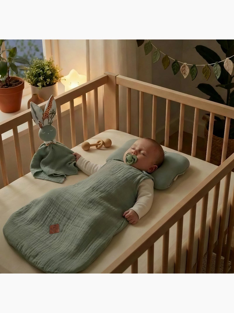 Gigoteuse été TOG 0,5 en gaze de coton, Jeanne SEVIRA KIDS Vert d'eau - Kiabi