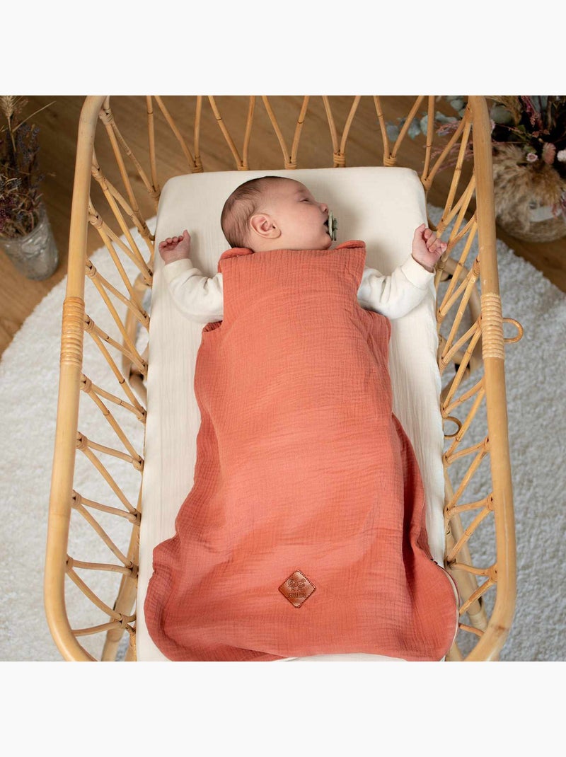 Gigoteuse été TOG 0,5 en gaze de coton, Jeanne SEVIRA KIDS Vert d'eau - Kiabi