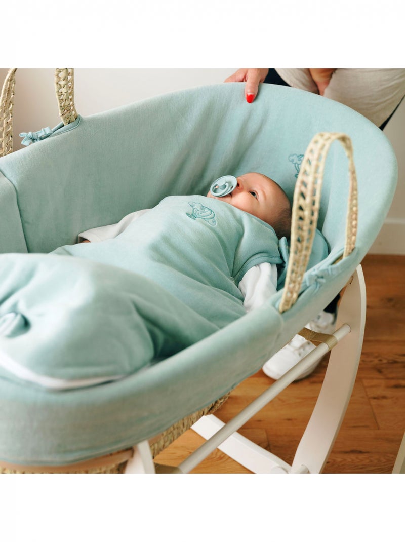 Gigoteuse évolutive 3-6 mois en Velours & Coton Bio Forêt Vert forêt - Kiabi