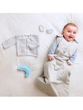 Gigoteuse évolutive hiver en velours - 3-6 mois – tog 2.5 – coton bio