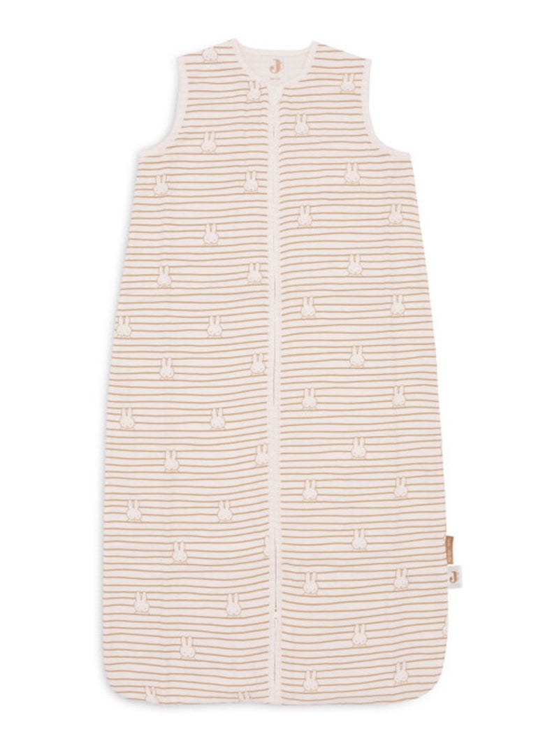 Gigoteuse Gaze de Coton Miffy Stripe Marron - Kiabi