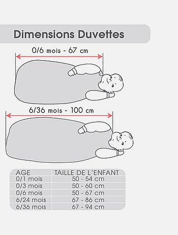 GIGOTEUSE HIVER 0/6M FAKIR VELOURS DOUX OUVERTURE INTEGRALE