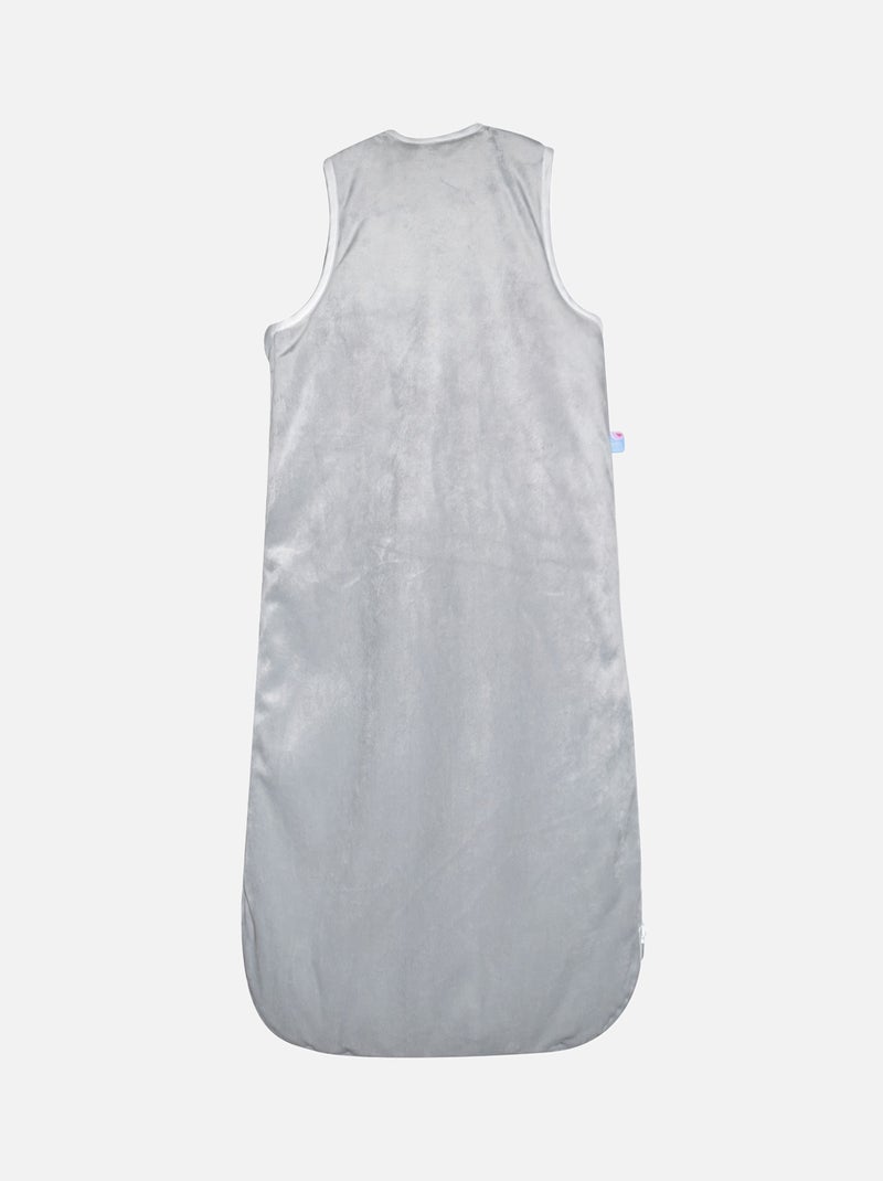 GIGOTEUSE HIVER 0/6M FAKIR VELOURS DOUX OUVERTURE INTEGRALE Gris - Kiabi