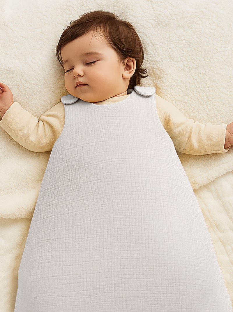 Gigoteuse Hiver en Coton Bio Blanc - Kiabi