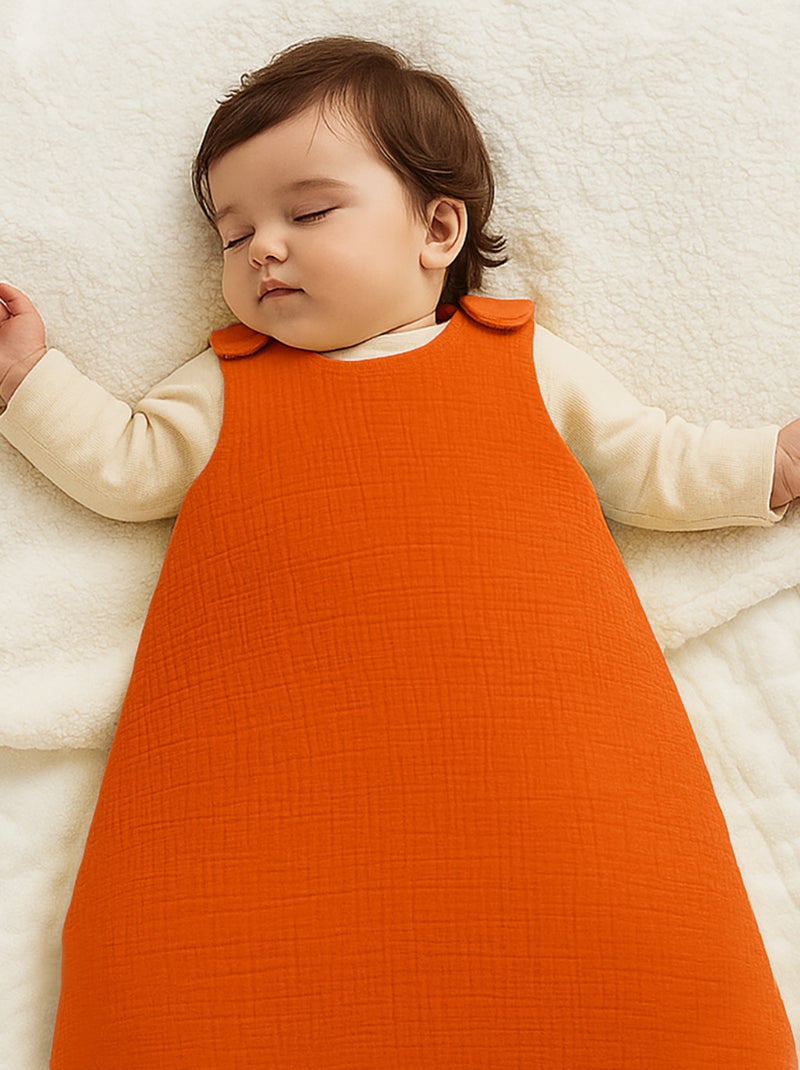 Gigoteuse Hiver en Coton Bio Fraise Rouge - Kiabi