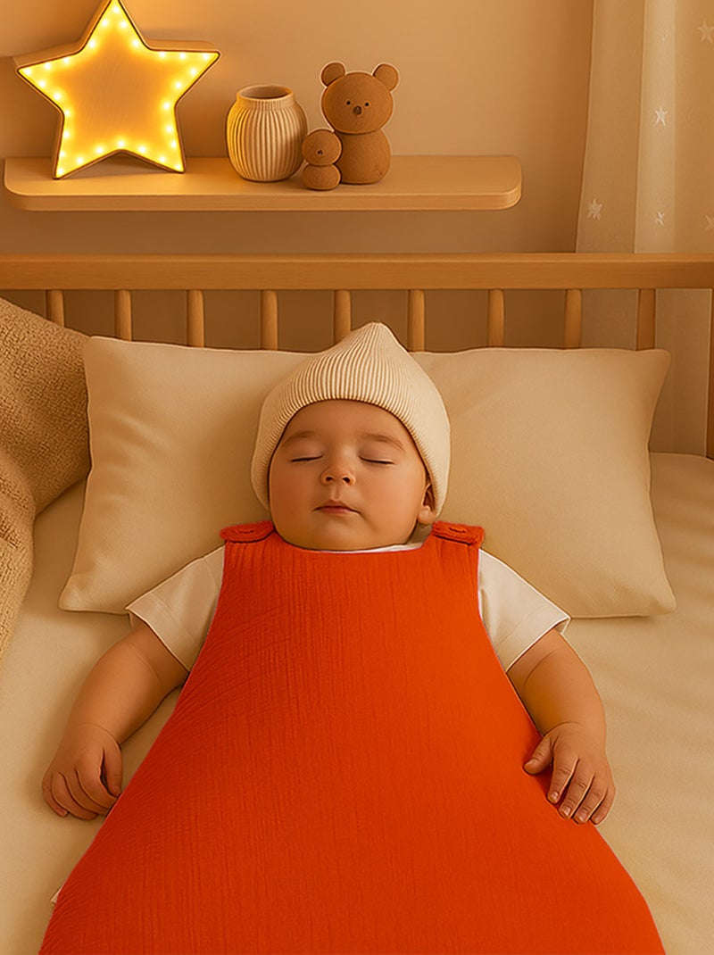 Gigoteuse Hiver en Coton Bio Fraise Rouge - Kiabi