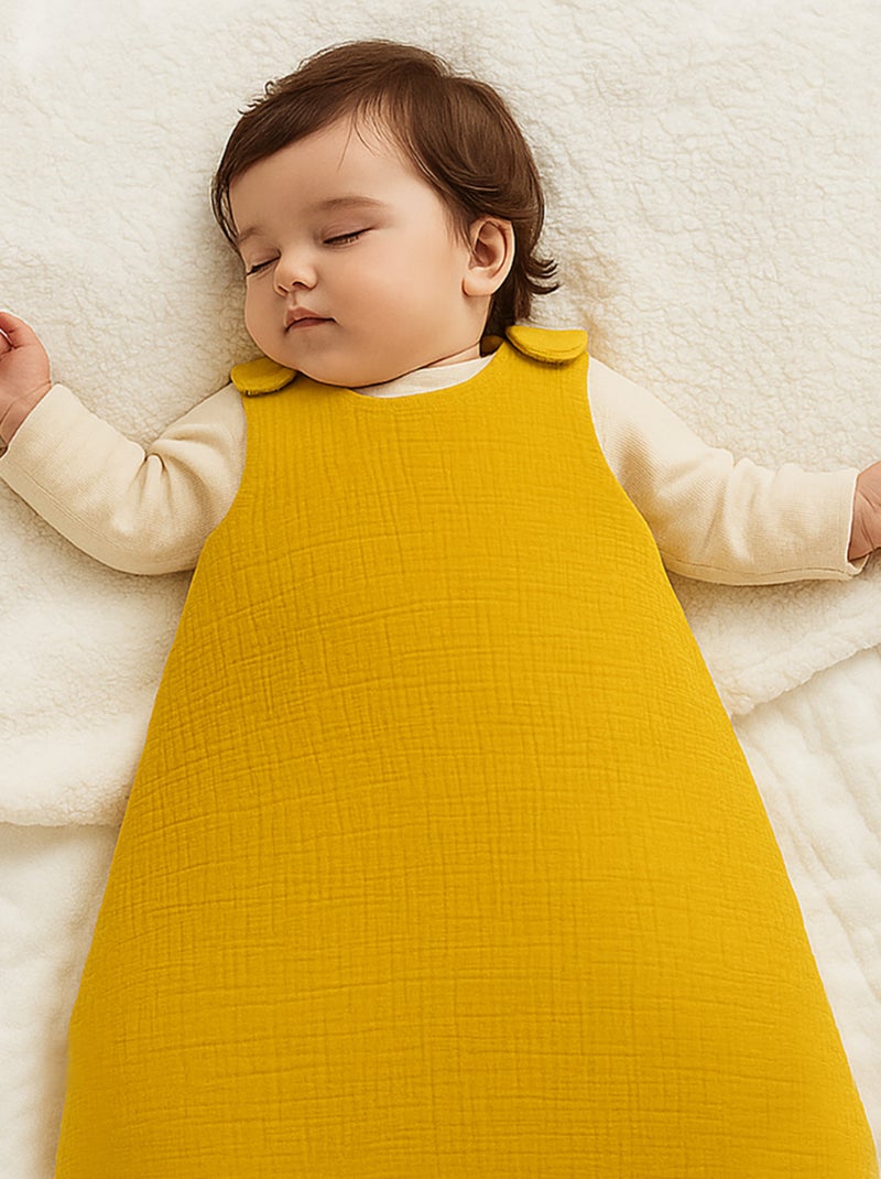 Gigoteuse Hiver en Coton Bio Honey Beige argile - Kiabi