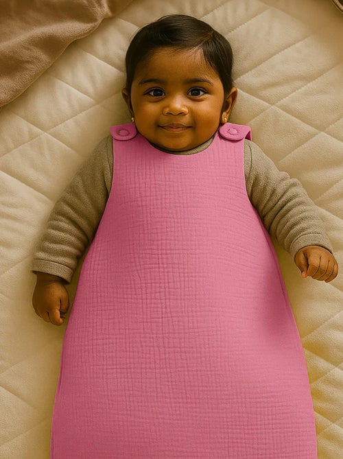 Gigoteuse Hiver en Coton Bio Rose - Kiabi