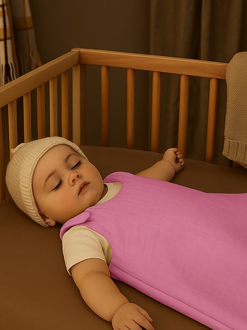 Gigoteuse Hiver en Coton Bio Rose - Kiabi