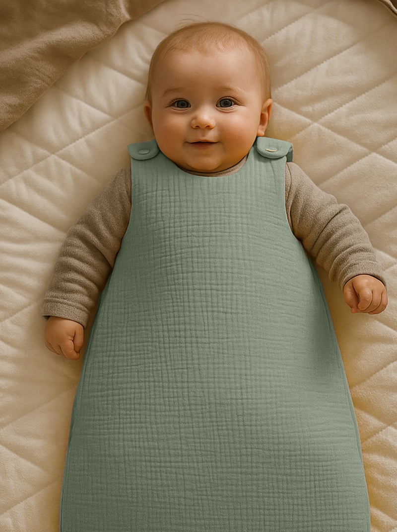 Gigoteuse Hiver en Coton Bio Vert - Kiabi