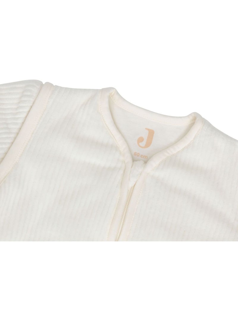 Gigoteuse hiver manches amovibles Rib TOG 3.5 en coton Blanc - Kiabi