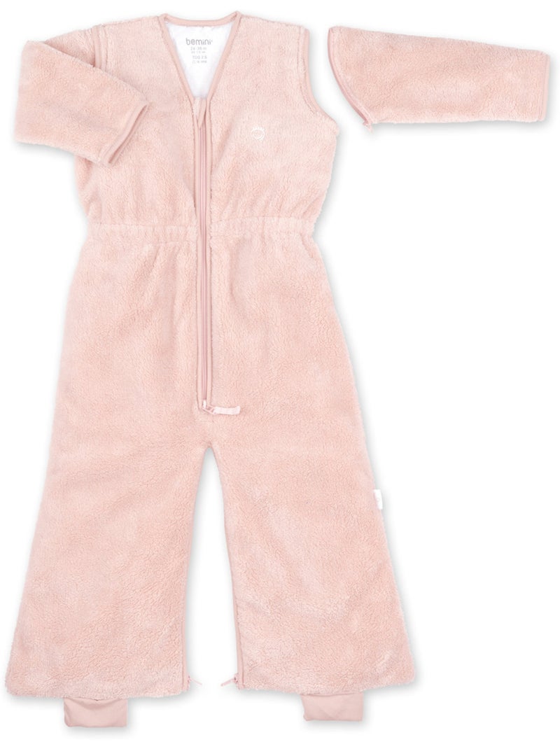 Gigoteuse jambes séparables hiver  - TOG 2.5 Chaud tout doux Rose clair - Kiabi