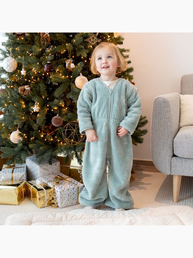Gigoteuse jambes séparables hiver  - TOG 2.5 Chaud tout doux Vert chèvrefeuille - Kiabi