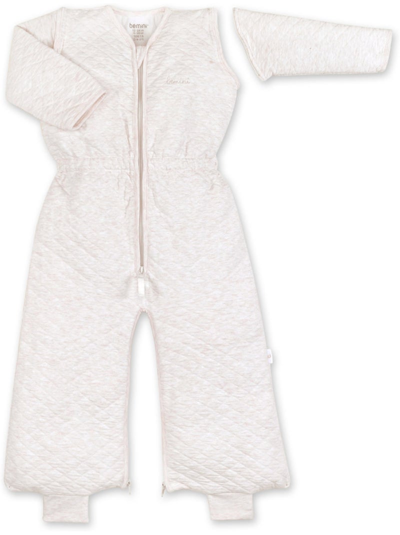 Gigoteuse jambes séparables mi-saison  - TOG 1.5 Matelassé confort Beige chiné - Kiabi