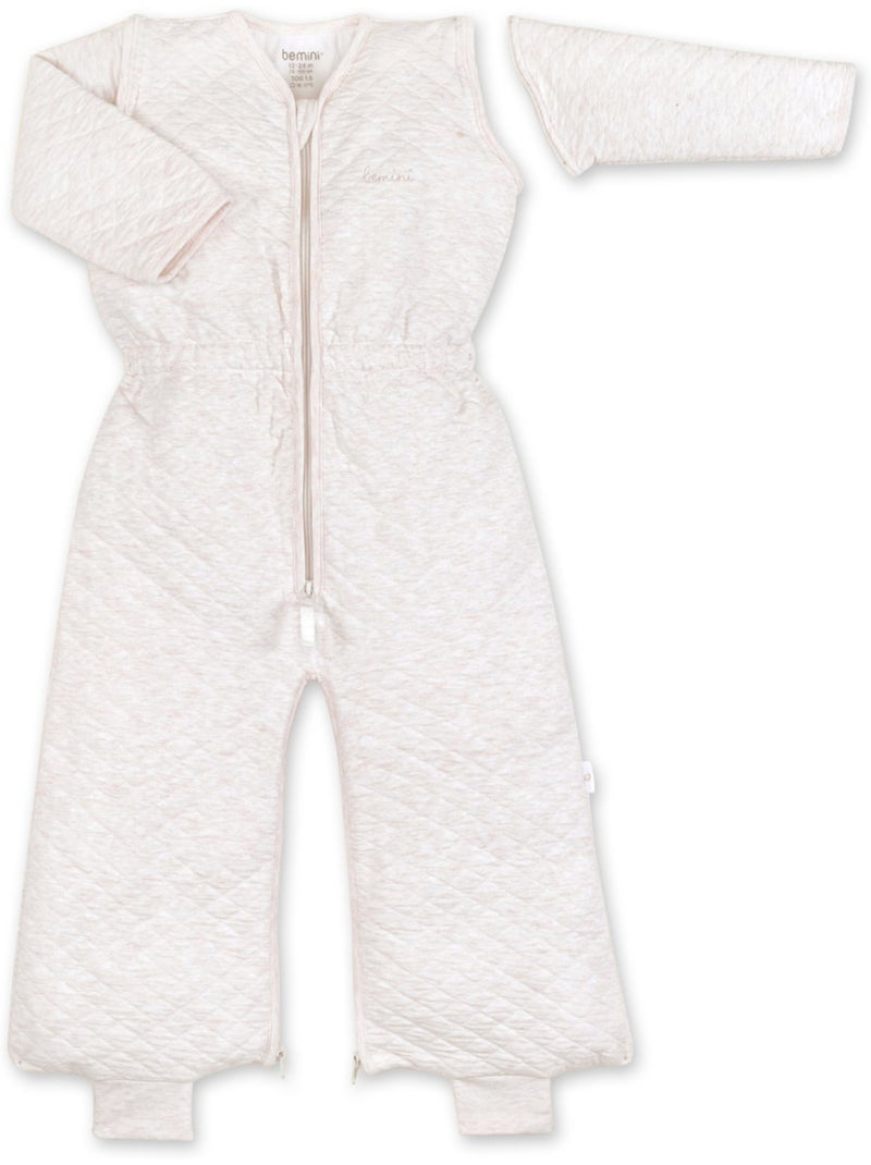 Gigoteuse jambes séparables mi-saison  - TOG 1.5 Matelassé confort Beige chiné - Kiabi
