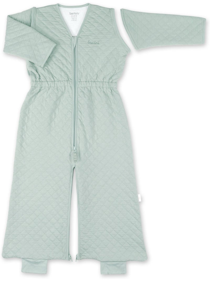 Gigoteuse jambes séparables mi-saison  - TOG 1.5 Matelassé confort Vert chèvrefeuille - Kiabi