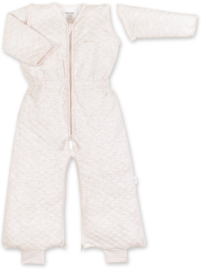 Gigoteuse jambes s?parables mi-saison - TOG 1.5 Matelass? confort Beige chin? - Kiabi