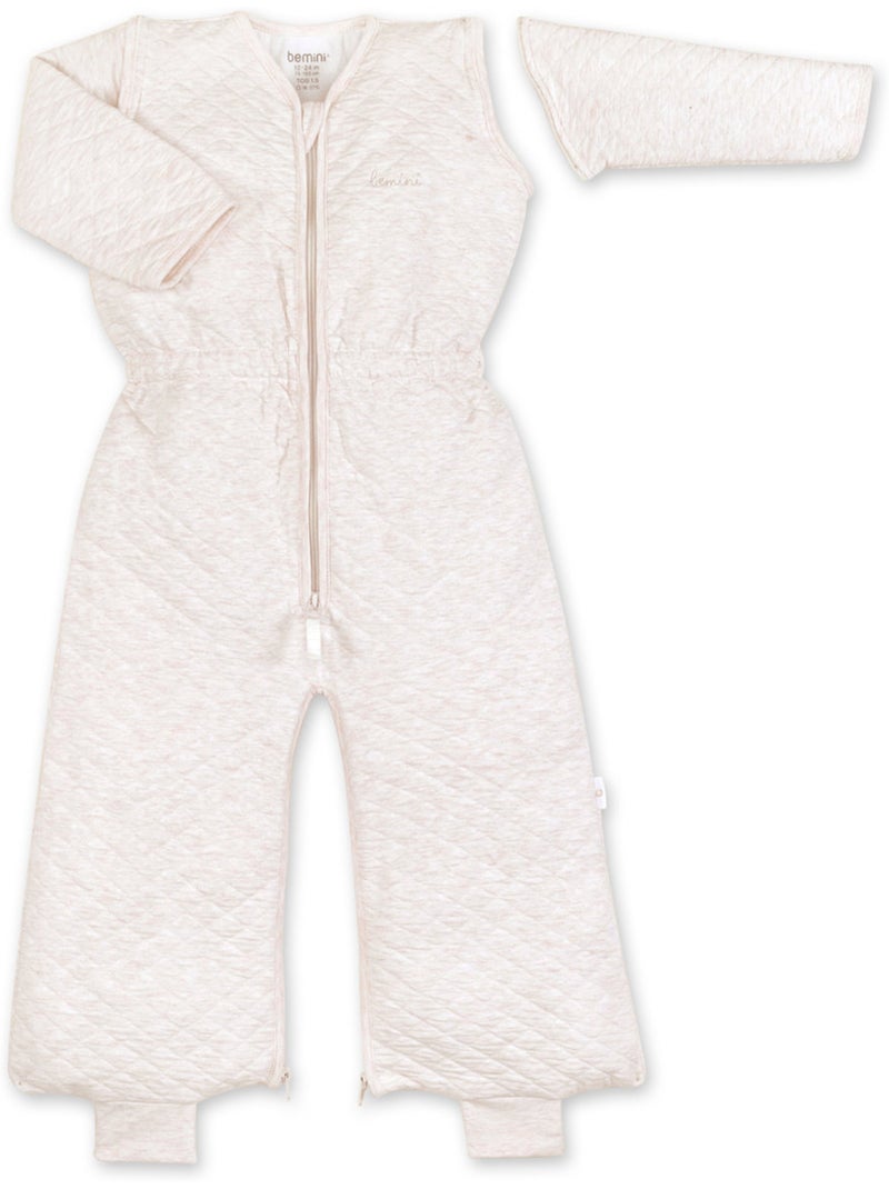 Gigoteuse jambes s?parables mi-saison - TOG 1.5 Matelass? confort Beige chin? - Kiabi