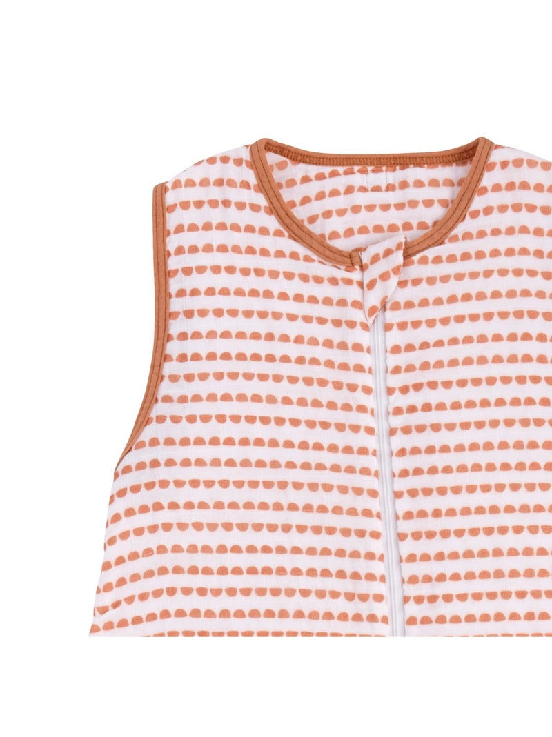 Gigoteuse lange bébé en coton bio - SAUTHON Blanc Orange - Kiabi