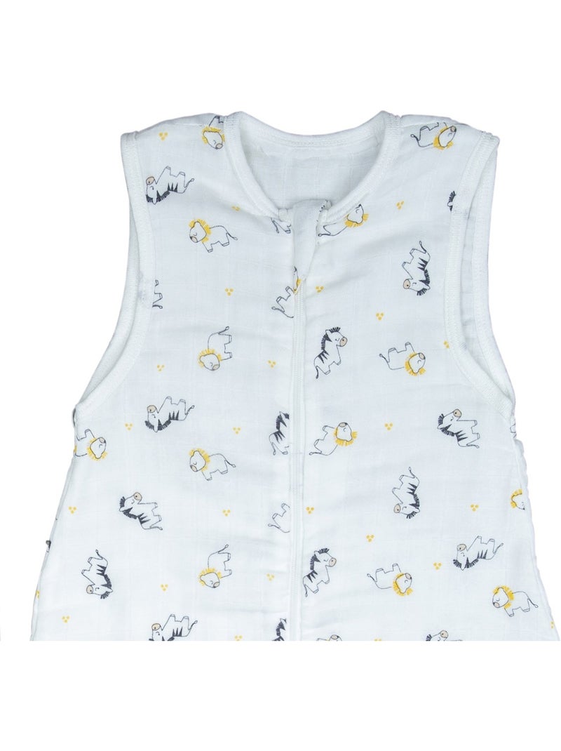 Gigoteuse lange été en coton bio - SAUTHON Blanc - Kiabi