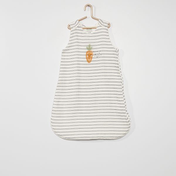 Gigoteuse Legere Bebe Garcon Blanc Raye Kiabi 17 00