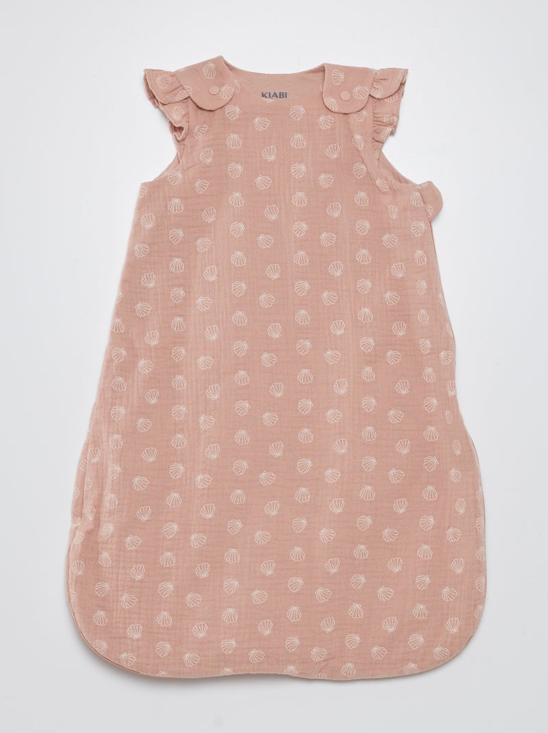 Gigoteuse légère en coton Rose - Kiabi