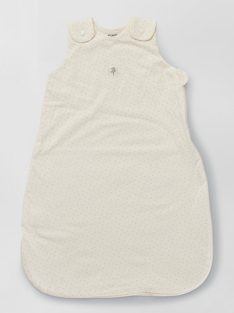 Gigoteuse légère en jersey - TOG 1 Blanc 'pois' - Kiabi