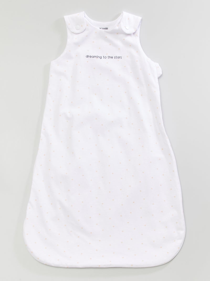 Gigoteuse légère en jersey Blanc - Kiabi