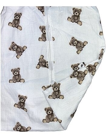 Gigoteuse Mousseline Légère "OURSON" LES CHATOUNETS