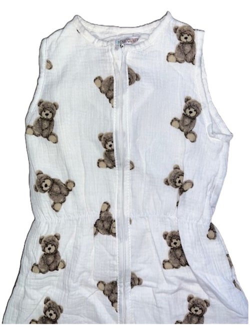 Gigoteuse Mousseline Légère  "OURSON" LES CHATOUNETS - Kiabi