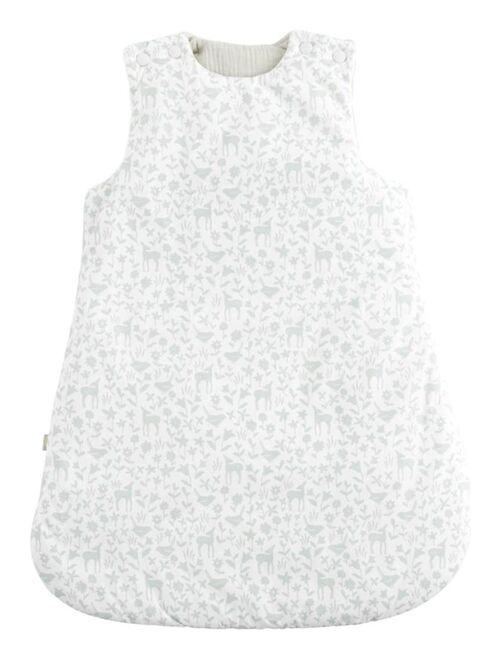 Gigoteuse naissance en coton blanc imprimé - SAUTHON - Kiabi