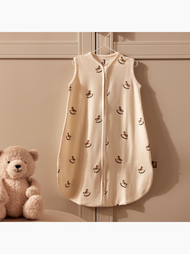 Gigoteuse naissance Jersey Miffy Jacquard Beige - Kiabi