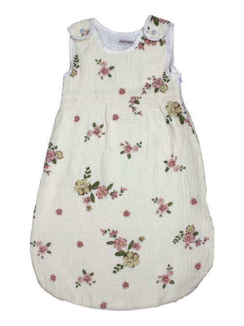 Gigoteuse Naissance Mousseline "FLEUR" LES CHATOUNETS - Kiabi