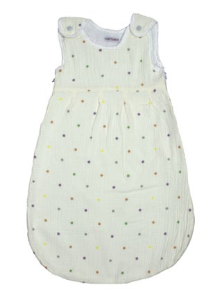 Gigoteuse Naissance Mousseline Légère "POIS" LES CHATOUNETS