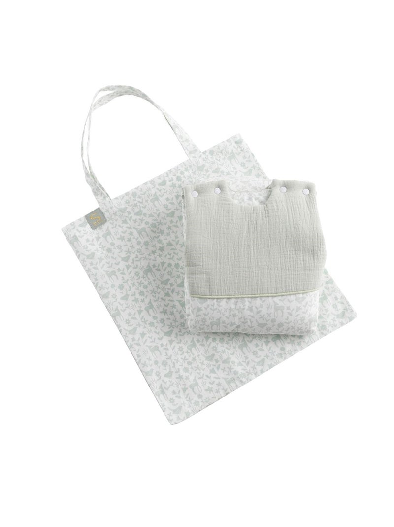 Gigoteuse ouatinée bébé en coton - SAUTHON Blanc Bleu - Kiabi
