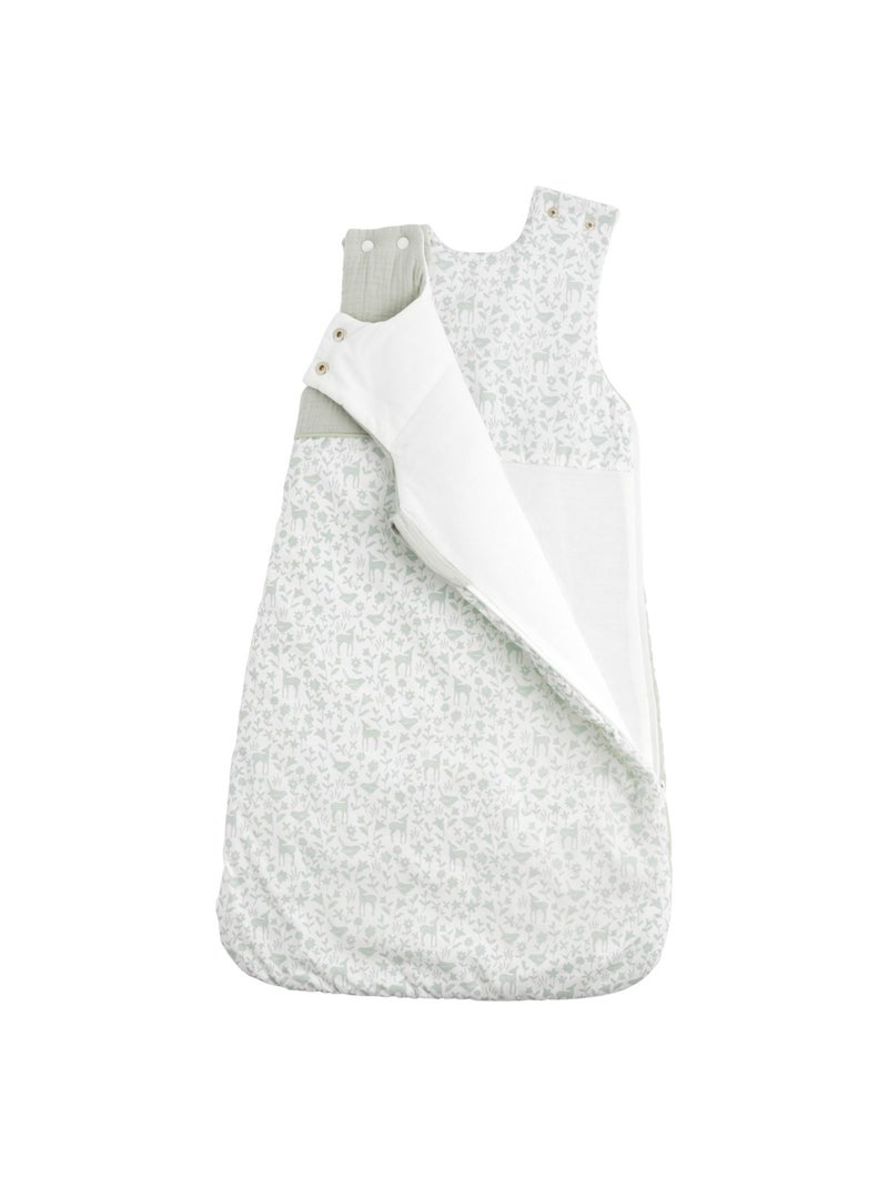 Gigoteuse ouatinée bébé en coton - SAUTHON Blanc Bleu - Kiabi