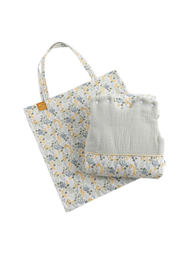 Gigoteuse ouatinée en coton - SAUTHON Bleu Blanc - Kiabi