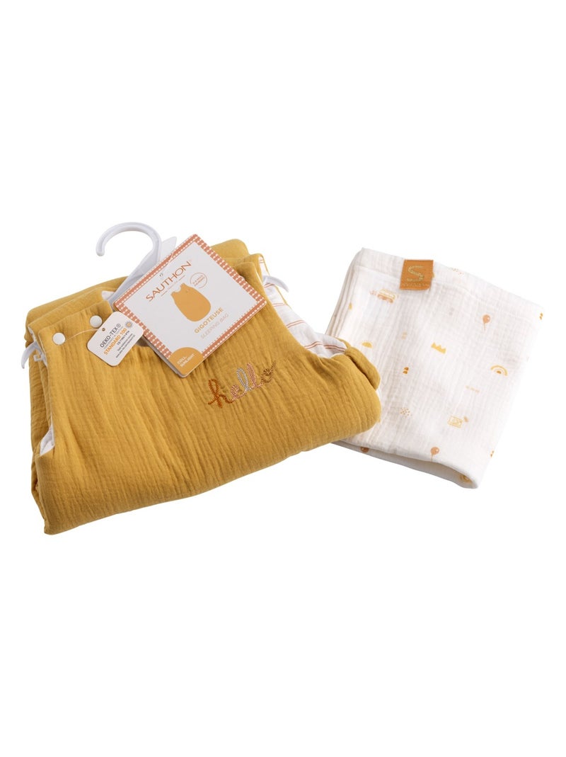 Gigoteuse ouatinée en coton - SAUTHON Jaune - Kiabi