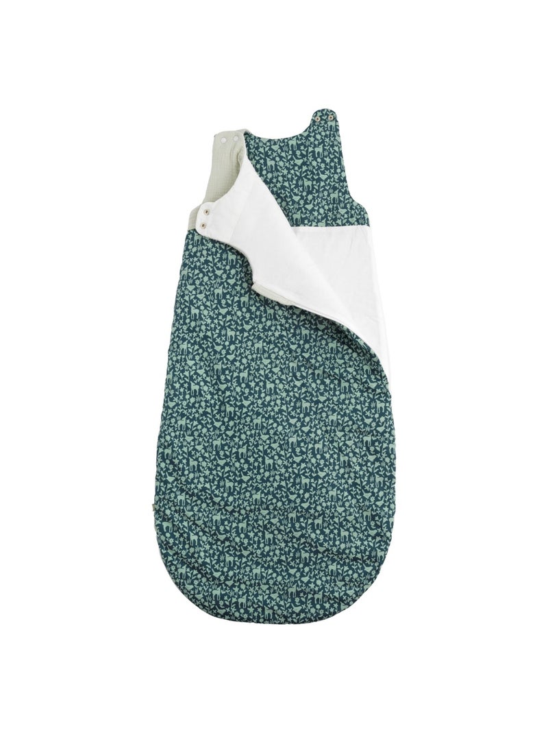 Gigoteuse ouatinée évolutive en coton - SAUTHON Bleu Vert - Kiabi
