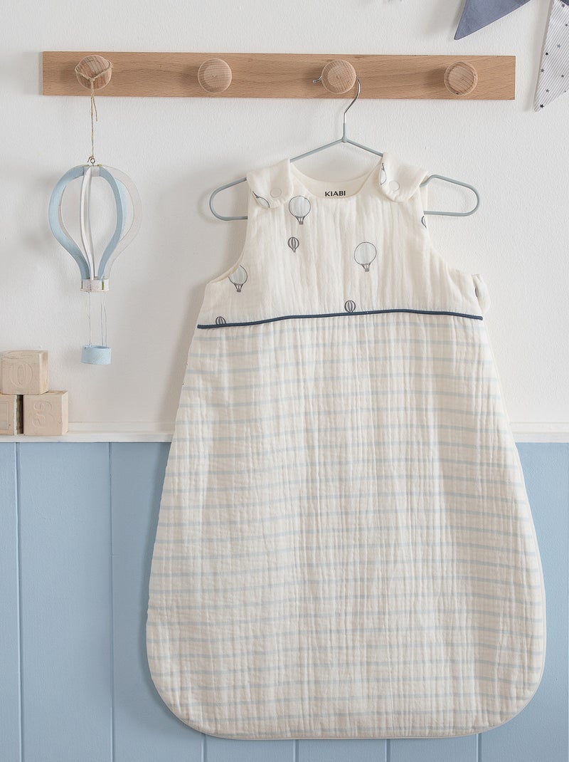 Gigoteuse Bébé Été 0.5 Tog MIKAFEN - Sans Manches 100% Coton 0-6 Mois