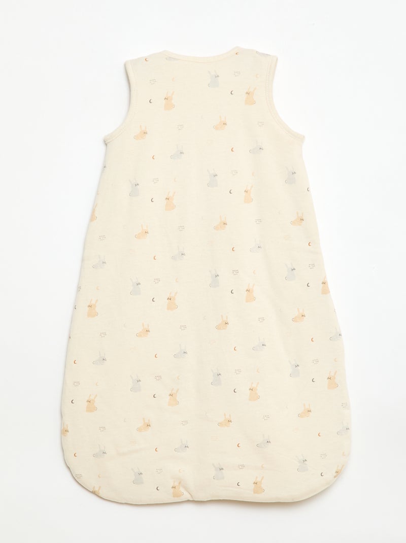 Gigoteuse ouatinée sans manches TOG 2 Beige - Kiabi