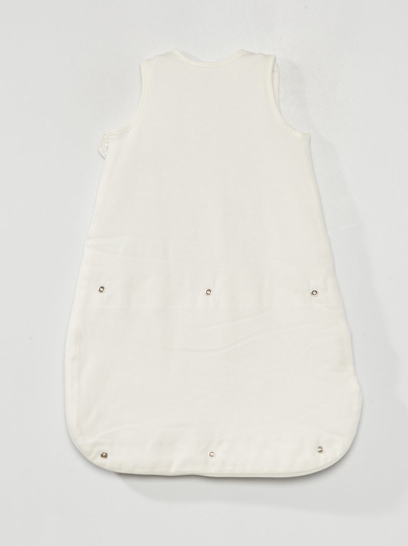 Gigoteuse ouatinée sans manches TOG 2 Blanc - Kiabi