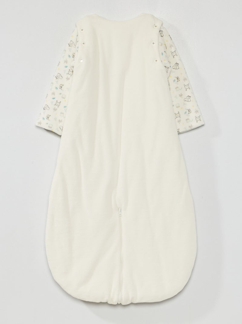 Gigoteuse polaire 'Petit Beguin' Blanc - Kiabi